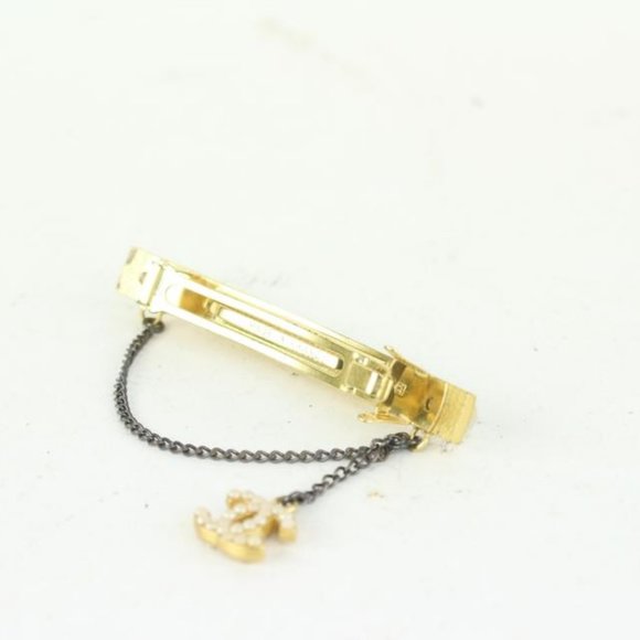 Chanel 01A Pearl x Gold CC Brooch 929cc92 - Picture 10 of 12